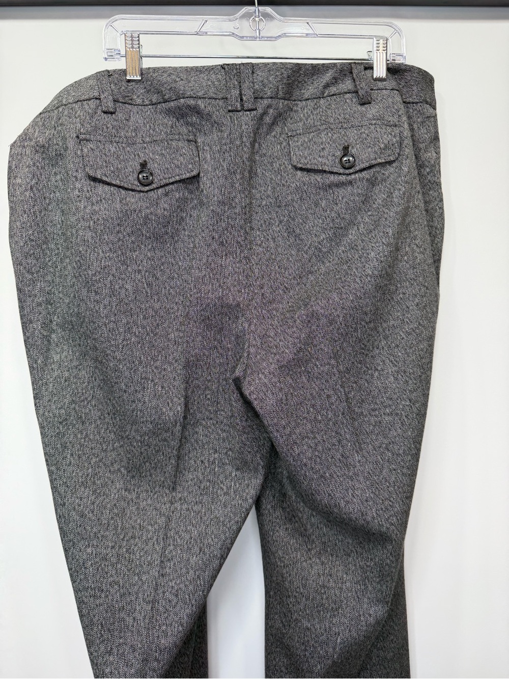 Lane Bryant Charcoal Gray Textured Dress Pants Size 18 - Picture 7 of 11
